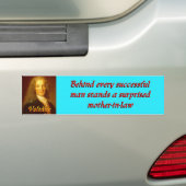 Voltaire quote 4 bumpersticker (Op auto)