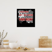Voltaire Quote (kleur) Poster (Keuken)
