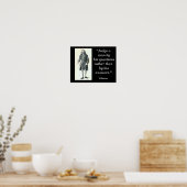 Voltaire quote - kunstmatig poster (Keuken)