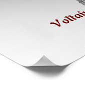 Voltaire Quote over wie je Poster controleert (Hoek)
