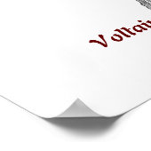 Voltaire Quote over wie je Poster controleert (Hoek)