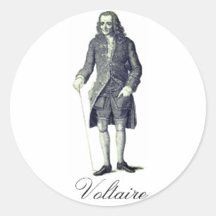 Voltaire Ronde Sticker