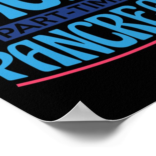 Voltijd Moeder Deeltijd Pancreas Poster (Hoek)