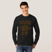 Voltijdse multitasking ninja Profession ca T-shirt (Voorkant volledig)