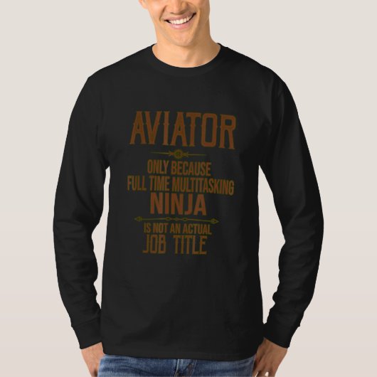 Voltijdse multitasking ninja Profession ca T-shirt (Voorkant)