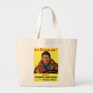 Voltooi de taak! grote tote bag