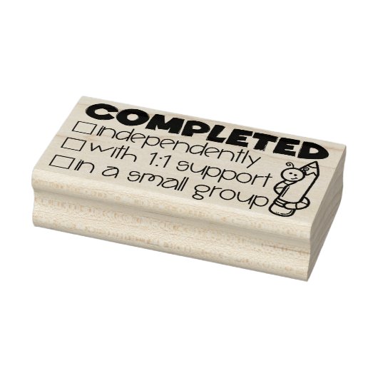 Voltooid docent stempel (Stempel)