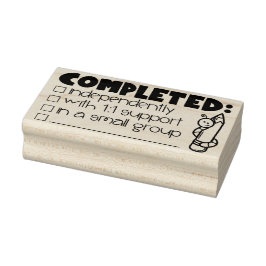 Voltooid stempel - Teacher Stamp