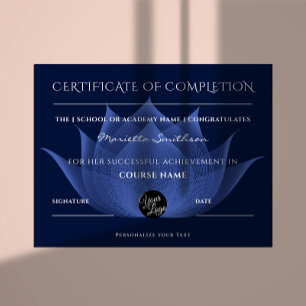 Voltooiingscertificaat Lotus Flower for Yoga Reiki