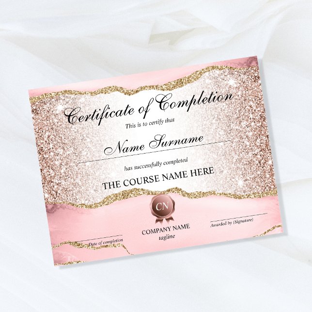 Voltooiingscertificaat voor de gunningscursus Volt (Creator heeft geüpload)