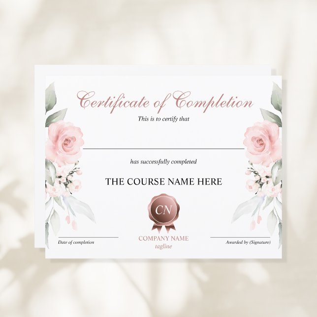 Voltooiingscertificaat voor de gunningscursus Volt (Creator heeft geüpload)