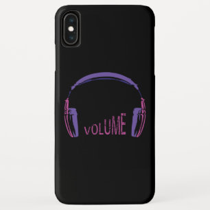 Volume hoofdtelefoon omhoog iPhone XS max hoesje
