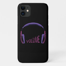 Volume hoofdtelefoon omhoog iPhone 11 hoesje