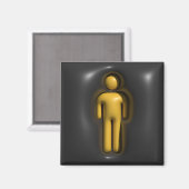 Volume, jongen, man magneet (Voorkant / Achterkant)