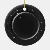 Volume knop Aangepaste naam Keramisch Ornament (Achterkant)