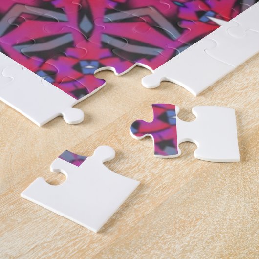 Volume negen's caleidoscoop art four legpuzzel (Zijkant)