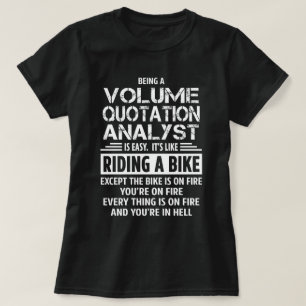 volume quote analist t-shirt