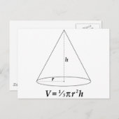 Volume van een kloon briefkaart (Voorkant / Achterkant)