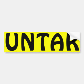 Voluntarisme Bumpersticker