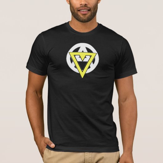 Voluntaryist Anarchist Shirt Black (Voorkant)
