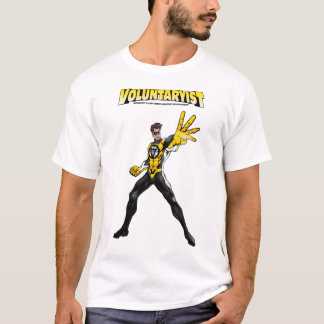 Voluntaryist Comic T-shirt met Logo