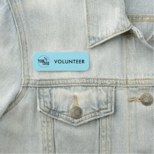 Voluntblauw of om het even welke zakelijke Logo va Naamplaatje