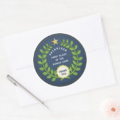 Volunteer Appreciation Classic Round Sticker (Envelop)