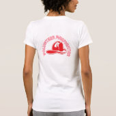 Volunteer Firefighter Helmut Logo T-shirt (Achterkant)