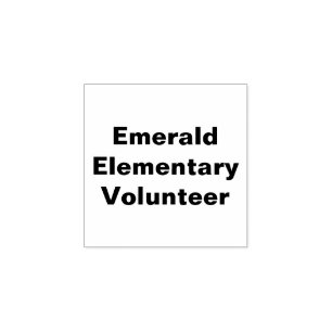 Volunteer Hand Stamp Rubberstempel