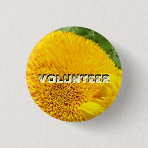 VOLUNTEER knoppen Liefdadigheid Niet-Winstevenemen Ronde Button 3,2 Cm