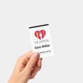 Volunteer Medical Kantoor ID Badge (Handheld)