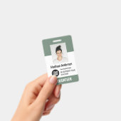 Volunteer Photo ID Badges with Clip or Lanyard (Manuel / portable)