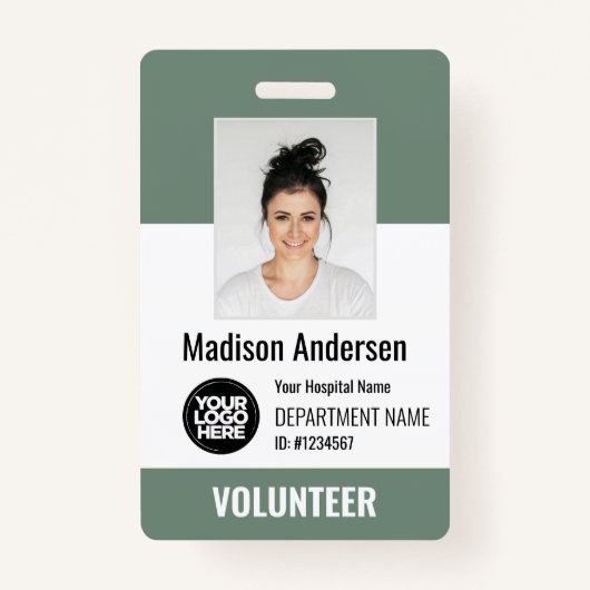 Volunteer Photo ID Badges with Clip or Lanyard (Devant)