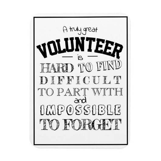 Volunter Appreciation Dank u het manuscript witte  Magneet (Verticaal)