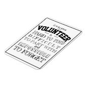 Volunter Appreciation Dank u het manuscript witte  Magneet (Linkerzijde)