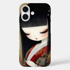 voluptueuze anime queen iPhone 16 hoesje