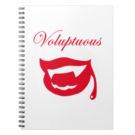 Voluptuous Notebook Notitieboek (Voorkant)