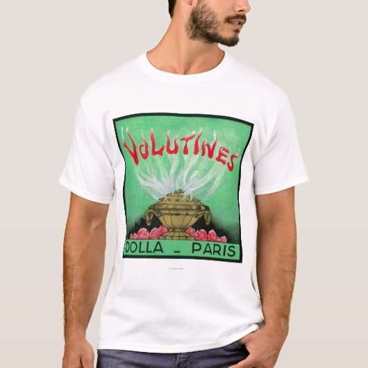 Volutines Perfume LabelParis, Frankrijk T-shirt (Voorkant)