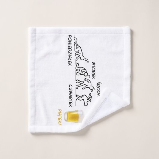 Volution de la bière (Gant de toilette)