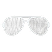 Volwassen Aviator Party Shades, aangepaste partij Aviator Zonnebril (Voorkant)