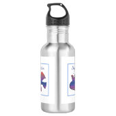 , volwassen Baptisme Dove Waterfles (Achterkant)