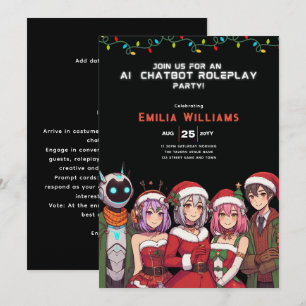 VOLWASSEN Chatbot Roleplay Feest Anime Robot Kerst Kaart