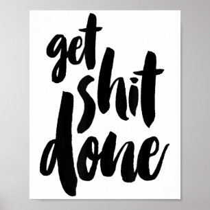 Volwassen Doe Maar Motivatie Quote Poster
