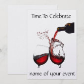 ****VOLWASSEN FEestJE UITGENODIGD**** Kaart (Voorkant / Achterkant)