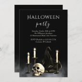 Volwassen Halloween Gothic Skull Party Uitnodiging (Voorkant / Achterkant)
