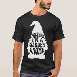 Volwassen Halloween-kostuum doen alsof ik een tuin T-shirt