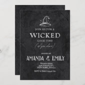 Volwassen Halloween Party Night Kaart (Voorkant / Achterkant)