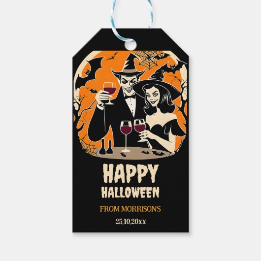Volwassen Halloween wicked goede tijd partij gunst Cadeaulabel (Voorkant)