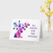 VOLWASSEN KERST "ALLES GLINSTERT VOOR KERSTIS" KAART (Gele Bloem)