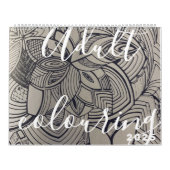 Volwassen kleurboek kalender 2005 als vervolg (Hoes)